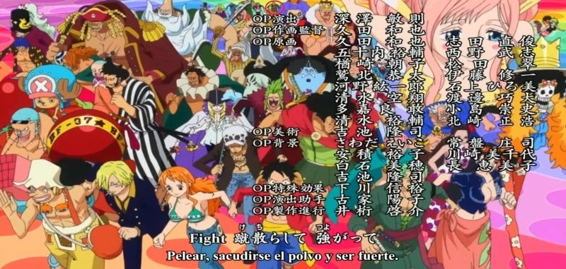 One Piece Opening 18 Characters In The Back Onepiece