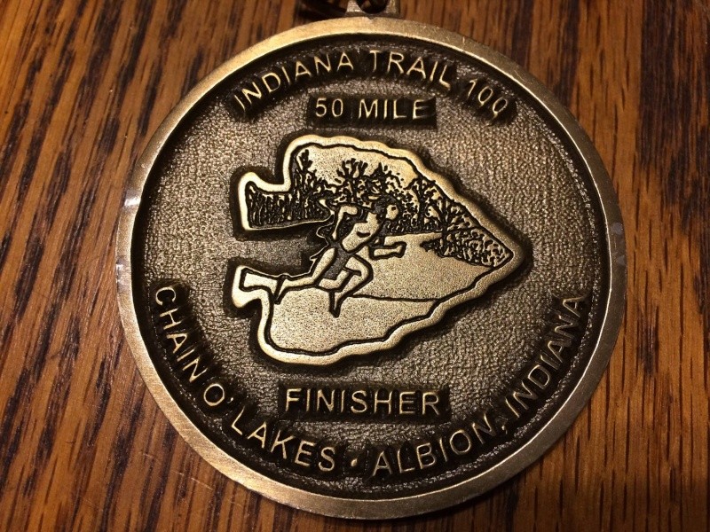 IT 100 50-mile medal