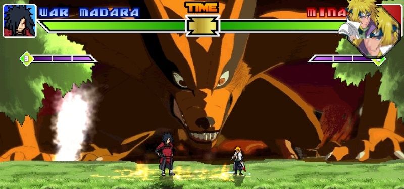 MFG: [M.U.G.E.N 1.1] NARUTO SHIPPUDEN WAR SCREENPACK